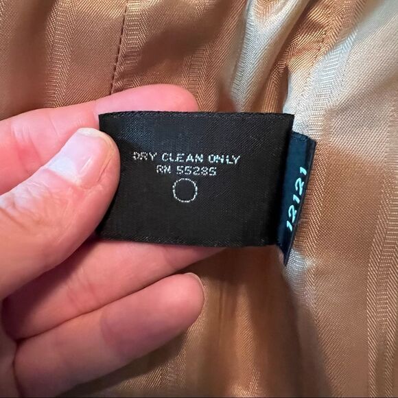 Express beige wool & cashmere blend blazer - Picture 8 of 15